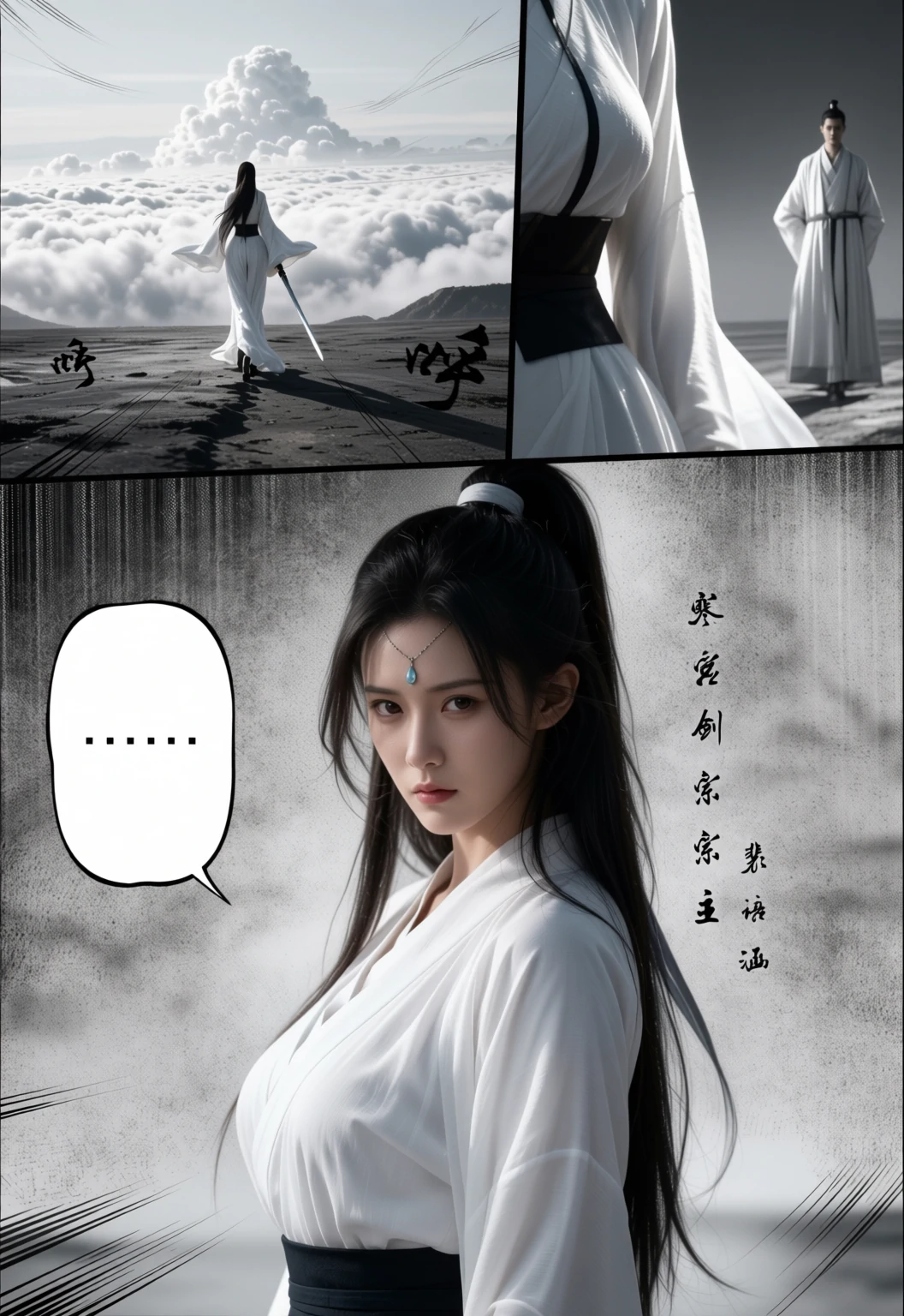 [AI漫画转真人] 琼明神女录同人白衣剑仙 1-3