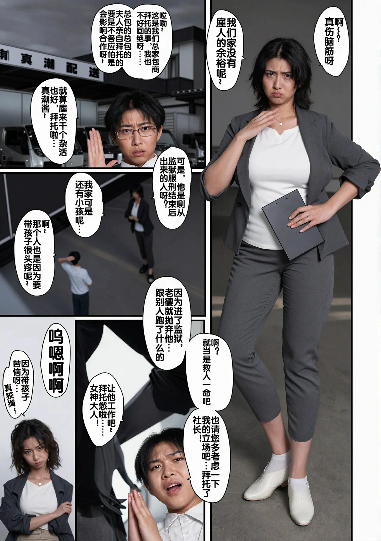 AI真人漫画cartmanyang美母奴隶AI版+姬岛小学之肉体教材女教师全图_等4篇